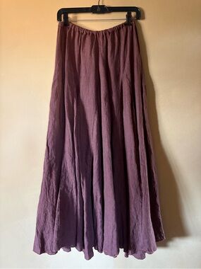 CP Shades x Free People Linen Lily Maxi Skirt